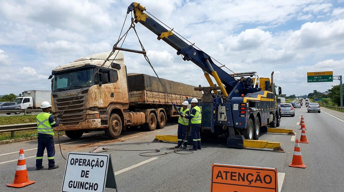 Guincho para Caminhão em Sobradinho‑DF